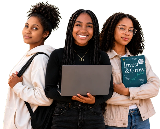 Three young women representing EmpowHERto programs